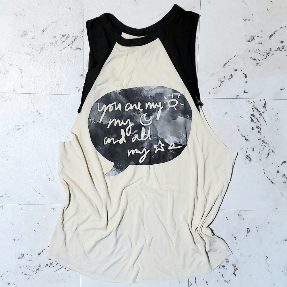 BLACK MATTER Sleeveless Tank Top Cream Size XL